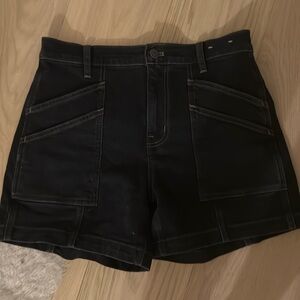 Madewell vintage mid length cargo jean in shamp wash